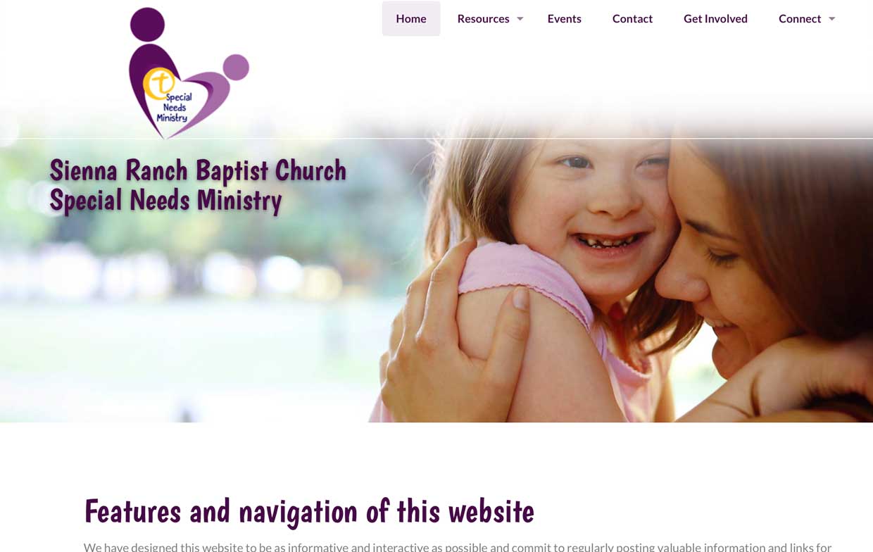 Sienna Ranch Special Needs website