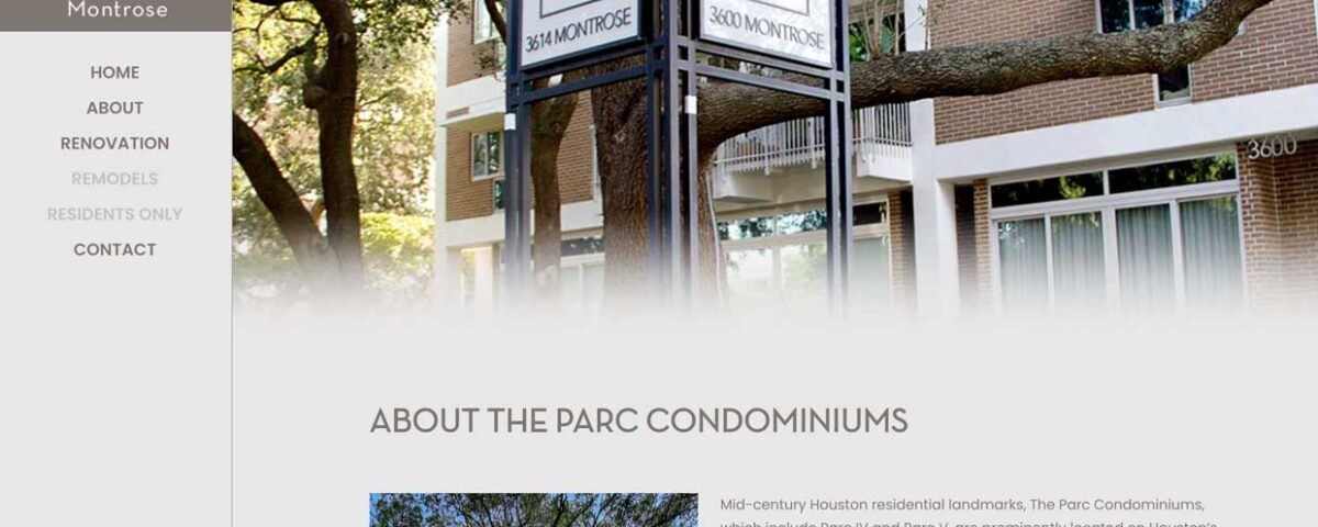 The Parcs Condominiums on Montrose houston tx